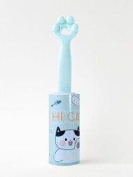 Ролик для чистки одежды "Turquoise cat paw", 10 см*60 листов
