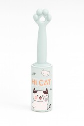 Ролик для чистки одежды "Turquoise cat paw", 10 см*60 листов