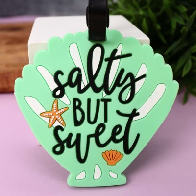 Бирка для багажа "Salty but sweet"