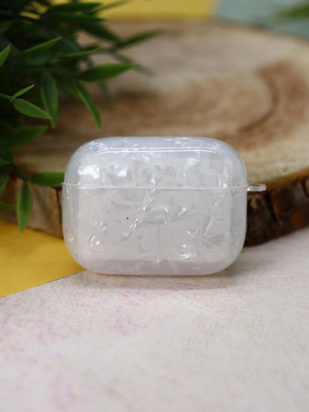 Чехол для AirPods Pro "Pearl", white 