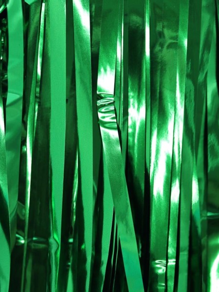Праздничный занавес, дождик для фотозоны "Rain", green (100*200 см) 