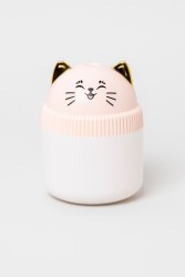 Настольный увлажнитель воздуха - ночник "Cat", pink, (портативный, USB