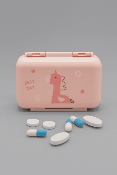 Таблетница "Animals" pink 