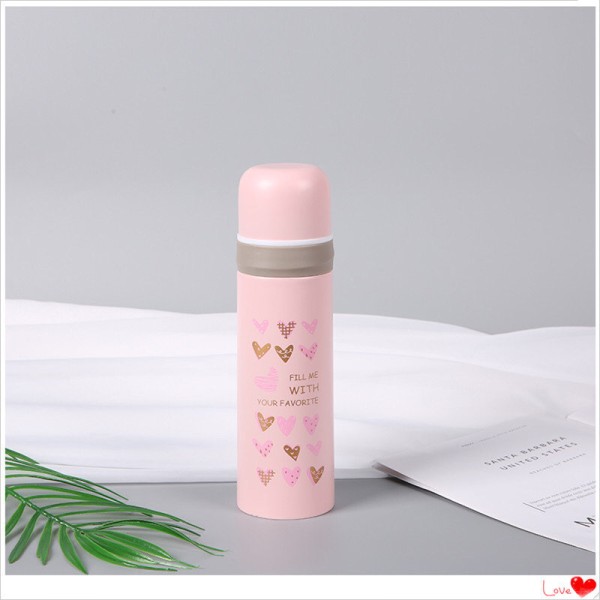 Термос "Fill me with your favorite", pink (500ml) 