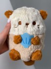 Мягкая игрушка "Dog blue shell", 18 см