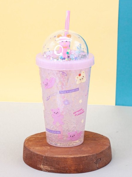 Тамблер "Hello bear", pink (450 ml) 