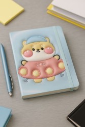 Блокнот (А5) "Cosmo corgi", pink (14.5*21)