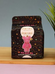 Алмазная мозаика на брелке Draw Me! «Fuchsia bear», (4.5*3.5*8 см)
