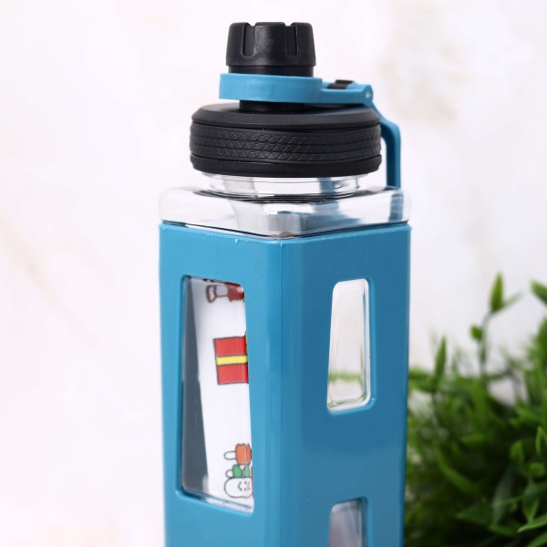 Бутылка «Bright square», blue (700 ml) 