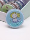 Зеркало шейкер раскладное "Сute kitten&fish", голубое, 7*7 см
