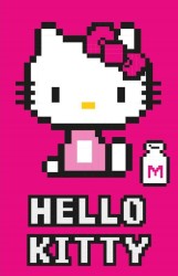 Блокнот А7 "Hello Kitty-4", 65*98мм, клетка, 40л, 200 гр/м2