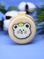 Расческа раскладная с зеркалом  "King bear folding", yellow