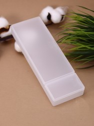 Пенал "Plastic square", white