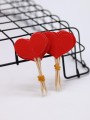 Набор шпажек для торта 12 шт. "Heart", (8 см)