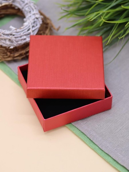 Подарочная коробка для украшений "Elegant classic" (9*9*2,5 см), mix 