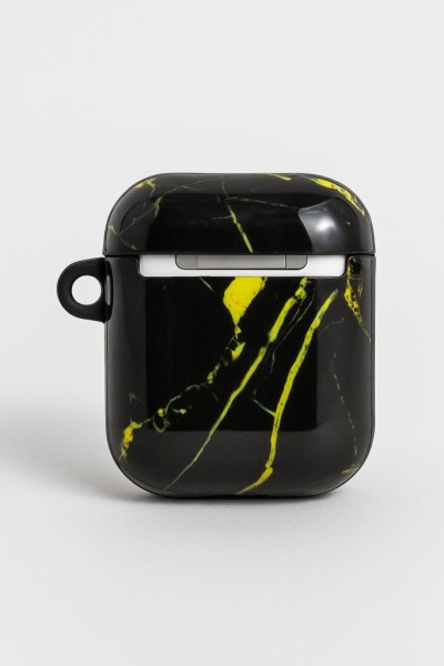Чехол для Airpods "Marble" black 
