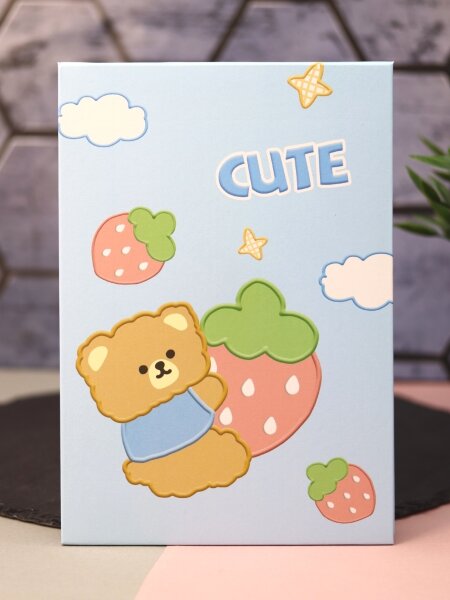 Зеркало "Cute bear", blue 