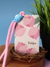 Футляр для карт на ленте "Delicate flower", tulips