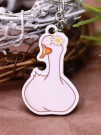 Брелок ECO из дерева «Flower goose»