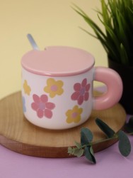 Кружка «Flower power», pink (450 ml)