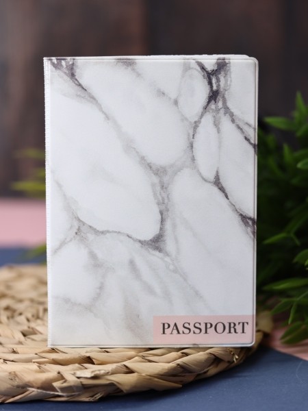 ОБЛОЖКА ДЛЯ ПАСПОРТА Marble, плотность 600 мкм 
