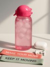 Бутылка "Classic" с трубочкой, pink (400 ml)