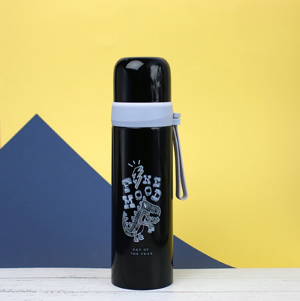 Термос "Fine mood", black (500ml) 
