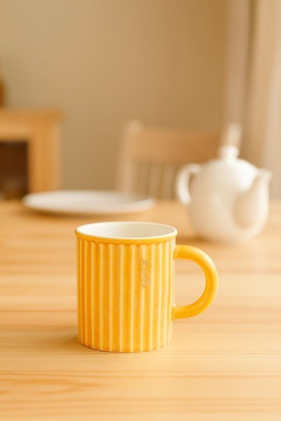 Кружка «Luck will smile today», yellow (350 ml) 