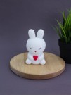 Ночник iLikeGift "Bunny heart", white (12*6.5 см)