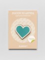Значок ECO из дерева TIFFANY HEART