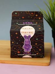 Алмазная мозаика на брелке Draw Me! «Purple hare», (4*3*7.5 см)