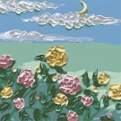 Картина по номерам  Draw Me! «Yellow-pink flowers», (20*20 см)