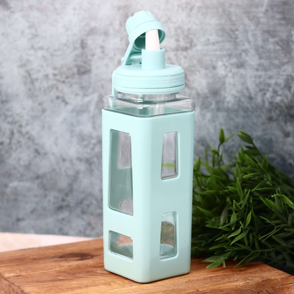 Бутылка «Bright square», green (700 ml) 
