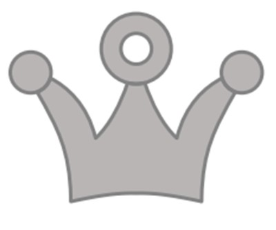 Светоотражающий элемент (фликер) "Crown", брелок