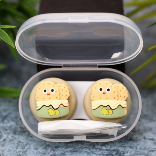Контейнер для линз «Sweet cookie» 