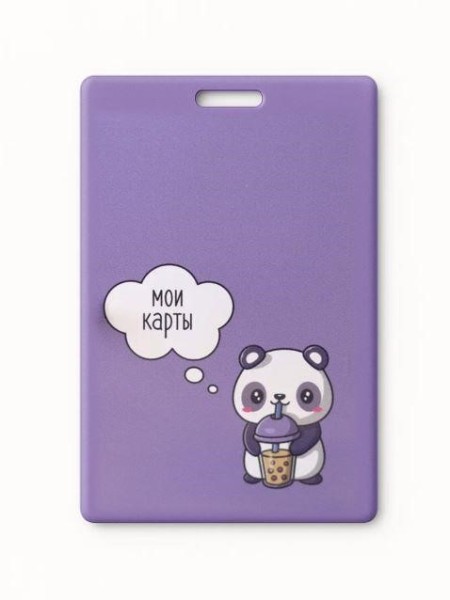 Держатель для карт «Sweet panda» (6,5 х 10,4 см) 
