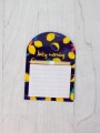 Магнитный блок для записей с карандашом «Lemons», blue, 10х14 см