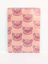 Скетчбук «Many cute pigs», 14х20 см,  плотность 100 гр