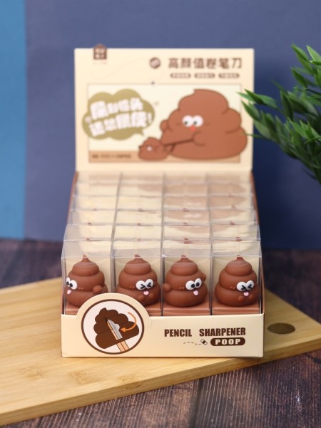 Точилка для карандашей "Poop", шоу-бокс 24 шт. 
