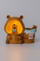 Ночник - подставка для канцелярских принадлежностей "Capybara student" (13.8 см)