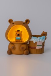 Ночник - подставка для канцелярских принадлежностей "Capybara student" (13.8 см)