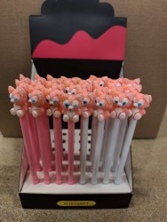 Ручка "Pink foxes", шоубокс 48 шт.