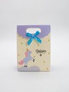 Пакет подарочный (XS) "Lovely unicorn", yellow (12x6x16)