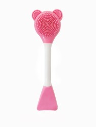 Двусторонняя кисть-щётка для лица "Polar Clean", pink