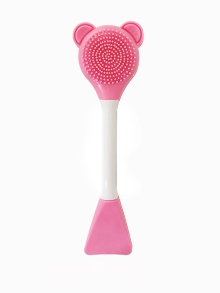 Двусторонняя кисть-щётка для лица "Polar Clean", pink 