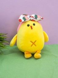 Мягкая игрушка "Chick bow", yellow, 20 см