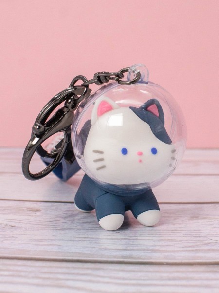 Брелок «Cat astronaut», dark blue 