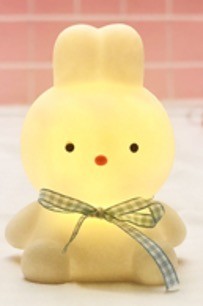 Ночник "Bunny plaid bow", yellow 