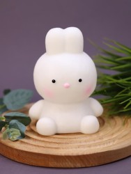 Ночник "Bunny plaid bow", yellow