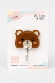 Крючок на липучке «Bear», brown